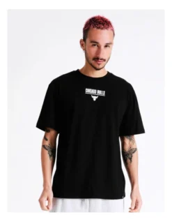 Oak Short Sleeve Tee Chicago Bulls In Black -Men's Fashion 911087560 4 720x928