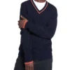Forster V Neck Knit In Navy -Men's Fashion 912783430 1 720x928
