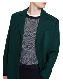 Don Wool Coat In Green -Men's Fashion 912787210 4 720x928