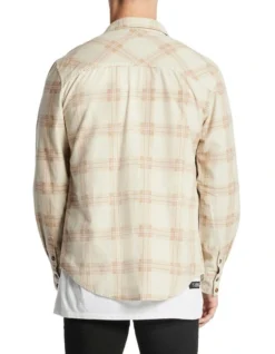 Charge Casual Long Sleeve Shirt In Sand -Men's Fashion 913073950 3 720x928