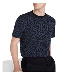 Checkmate Tee In Blue Multi 9 Checkmate Tee In Blue Multi -Men's Fashion 915033700 4 720x928