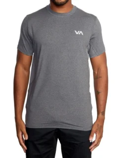 RVCA Sport Vent Short Sleeve T-Shirt Grey