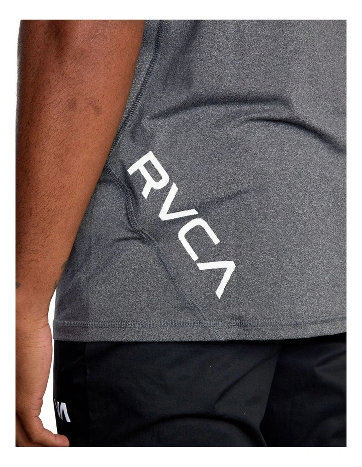 RVCA Sport Vent Short Sleeve T-Shirt Grey 7 RVCA Sport Vent Short Sleeve T-Shirt Grey - Image 5
