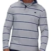 Stripe Pigment Dye 1/4 Zip Sweat In Grey -Men's Fashion 915452020 1 720x928