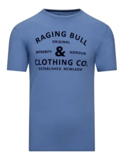 Flock Integrity & Honour T-Shirt In Blue -Men's Fashion 915453010 3 720x928