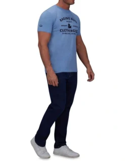 Flock Integrity & Honour T-Shirt In Blue -Men's Fashion 915453010 6 720x928