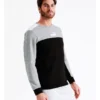 Puma Ess Block Crew Sweater In Black/Grey -Men's Fashion 916803820 1 1 720x928