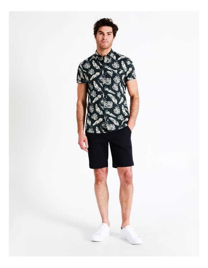 Killen Print Short Sleeve Shirt In Navy 9 Killen Print Short Sleeve Shirt In Navy - Image 7