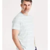 Revesby Short Sleeve Stripe T-Shirt In Light Blue -Men's Fashion 918074170 1 720x928