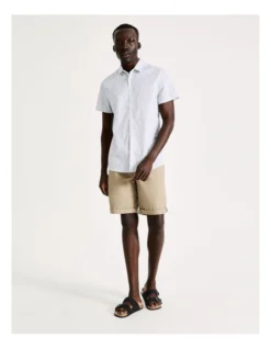 Max Geo Print Short Sleeve Slim Shirt White -Men's Fashion 918594190 5 720x928