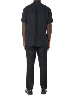 The Trinidad Short Sleeve Shirt In Black -Men's Fashion 922960900 3 720x928