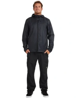 Quiksilver Watermans Waterwind Waterproof Rain Jacket Black -Men's Fashion 923719330 5 720x928