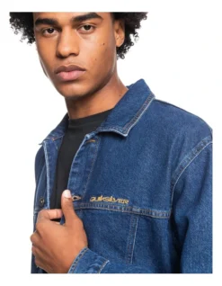Quiksilver Quik Turn On The Juice Denim Jacket Vintage Indigo -Men's Fashion 923865400 5 720x928