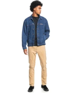 Quiksilver Quik Turn On The Juice Denim Jacket Vintage Indigo -Men's Fashion 923865400 6 720x928
