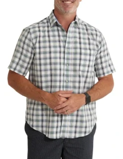 Fiji Seersucker Shirt In Trellis