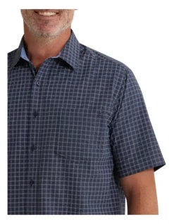 Skye Seersucker Shirt In Ink -Men's Fashion 924979690 3 720x928