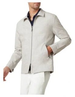 Bottegeo Blouson In Pewter