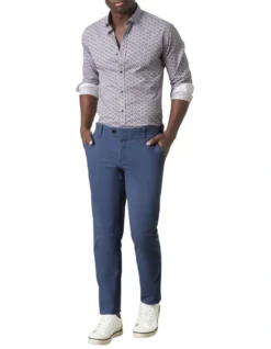 Flanigan Print Shirt In Blue -Men's Fashion 927881380 5 720x928