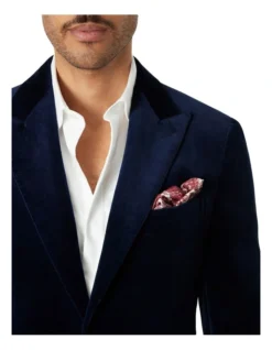 Matera Velvet Jacket In Navy -Men's Fashion 927883810 927863290 3 720x928