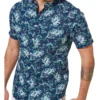Smith Short Sleeve Print Shirt In Navy 2 Smith Short Sleeve Print Shirt In Navy -Men's Fashion 928179100 1 720x928
