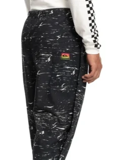 Quiksilver X Stranger Things The Argyle Trousers In Black -Men's Fashion 928340020 5 720x928