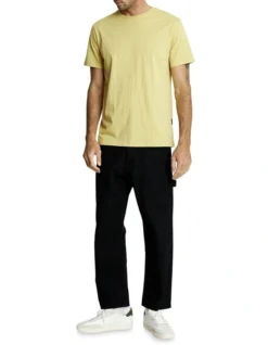 Reginald Tee In Yellow Ochre -Men's Fashion 929045170 4 720x928