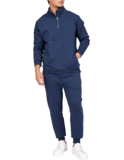 Todd Half Zip In Navy -Men's Fashion 929269090 3 720x928