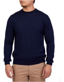 Merino Crew Neck In Navy