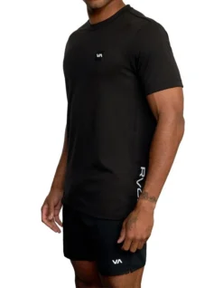 RVCA 2X Short Sleeve T-Shirt In Black -Men's Fashion 931390030 3 720x928