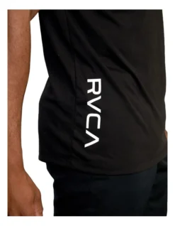 RVCA 2X Short Sleeve T-Shirt In Black -Men's Fashion 931390030 7 720x928