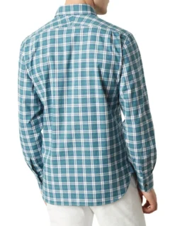 Foulkes Check Shirt In Navy Multi -Men's Fashion 932480560 932475970 3 720x928