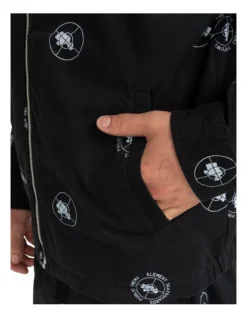 Public Enemy X Element Parker Polka Coaches Jacket In Black -Men's Fashion 933103180 3 720x928