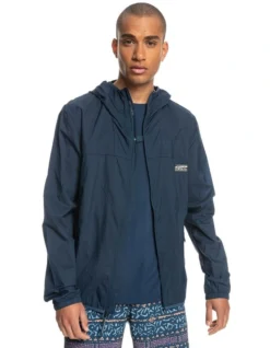 Quiksilver Summit Run Technical Windbreaker In Insignia Blue