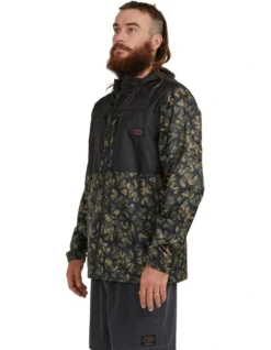 Quiksilver Mikey Wright Lizard Heads Hooded Jacket In Black -Men's Fashion 933858820 3 720x928