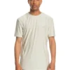 Quiksilver Coast Runner Short Sleeve T-Shirt In Antique White Heather -Men's Fashion 933862240 1 720x928