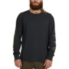 Quiksilver Mongrel Long Sleeve T-Shirt In Black -Men's Fashion 933873400 1 720x928