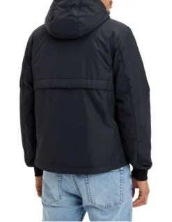 Calvin Klein Jeans Padded Hooded Harrington Jacket In Black -Men's Fashion 934271290 4 720x928