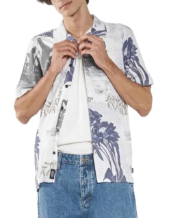 In Order & Disorder Bowling Shirt In White -Men's Fashion 936951850 4 720x928