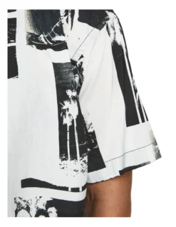 Jack & Jones Pasedena Resort Short Sleeve Shirt In Whisper White -Men's Fashion 937051210 5 2 720x928