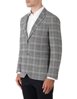 Gibson Electron Slim Fit Sports Jacket In Dark Blue -Men's Fashion 937507330 3 720x928