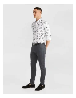 Nicol Skinny Chinos In Charcoal -Men's Fashion 937804600 4 720x928