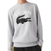 Lacoste Graphic Big Croc Logo Sweat In Silver Chine -Men's Fashion 937861210 1 720x928