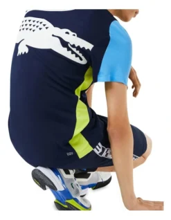 Lacoste Technical Poly T-Shirt In Blue -Men's Fashion 937863640 3 720x928