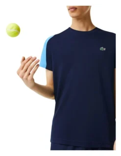 Lacoste Technical Poly T-Shirt In Blue -Men's Fashion 937863640 4 720x928