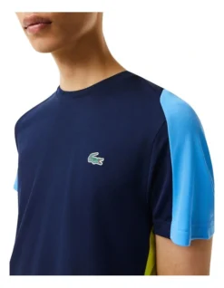 Lacoste Technical Poly T-Shirt In Blue -Men's Fashion 937863640 5 720x928