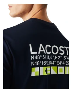 Lacoste Technical Poly Crew Neck Sweat In Navy -Men's Fashion 937864090 4 720x928