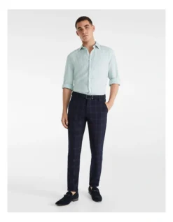 West Hampton Pure Linen Shirt In Mint -Men's Fashion 937970380 6 720x928