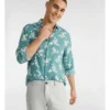 Larson Print Shirt In Teal -Men's Fashion 937972090 1 720x928