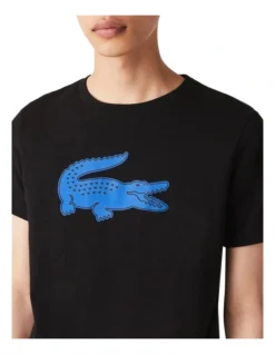 Lacoste Big Croc Performance T-Shirt In Black