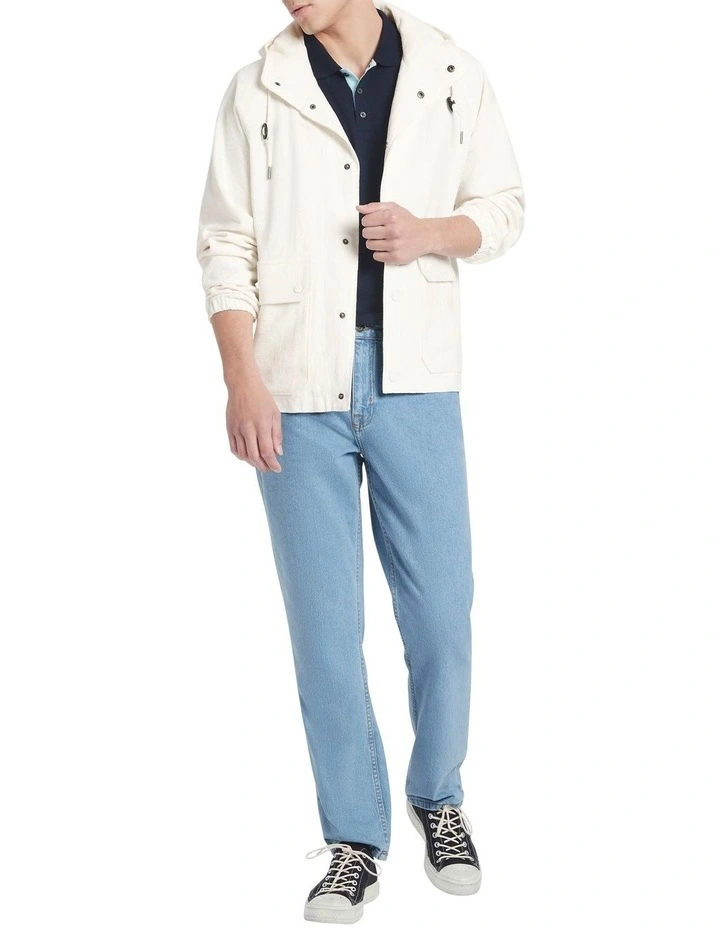 Markie Hooded Jacket In Ecru 4 Markie Hooded Jacket In Ecru - Image 2